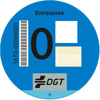 etiqueta cero dgt